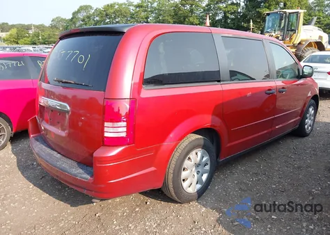 2008 Chrysler Town & Country Lx from USA, damaged, VIN 2A8HR44H28R648725